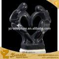 hand carved abstract marble statue of figure for home decoration